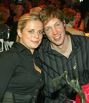 Kim Clijsters and her husband